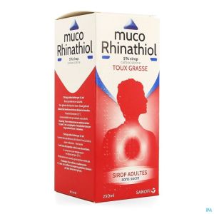 Muco Rhinathiol 5% Sir Ad S/Sucre 250 Ml