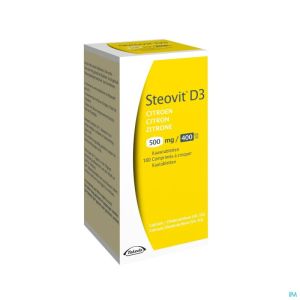 Steovit d3 citron 500mg/400ui comp croq. 180 flac