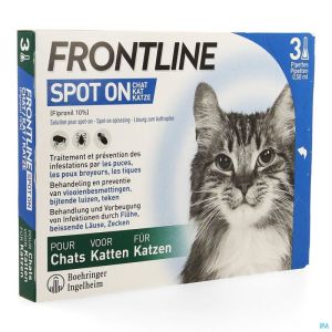 Frontline Spot On Chat     Pipet 3 X0,50 Ml