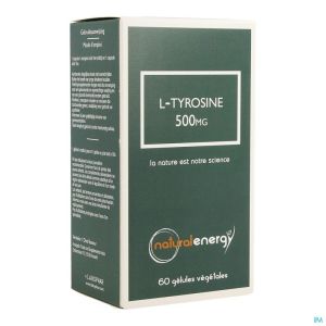 L-tyrosine natural energy 500mg caps 60