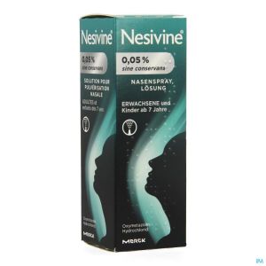 Nesivine 0,05% sine conserv spray nasal 10ml