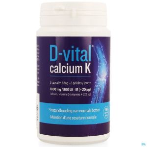 D Vital Calcium K Caps 180