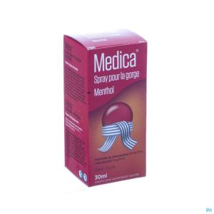 Medica Spray Pour La Gorge Menthol 30 Ml