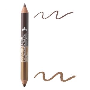Avril Duo Fard/Liner Expresso/Bronze nacré Bio