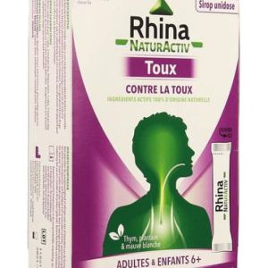 Rhina Naturactiv toux sans sucre 12 sachets 10ml