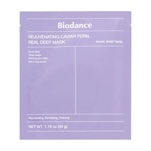 BIODANCE Caviar PDRN Real Deep Mask 34 g – Masque hydrogel nuit caviar & PDRN