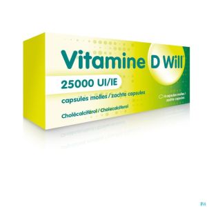Vitamine d will 25000ui caps molle 4