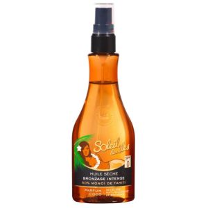 Soleil des iles huile sèche ip0 150ml parfum coco
