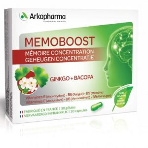 Memoboost Gingko Bacopa 30 gélules