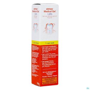 Elmex medical gel a/caries tube 38g nf