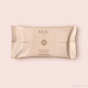 Musc intime Lingettes la Rayonnante 30pièces Monoî oriental