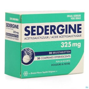 Sedergine 325mg comp efferv. 20 nf