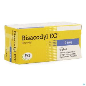 Bisacodyl Eg  5 Mg Comp Enrob 40 X 5 Mg