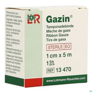 Gazin meche bande sterile rouleau 1cmx5m