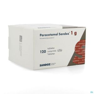 Paracetamol 1 G Sandoz Tabl 120