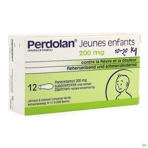 Perdolan Supp Kleut Jeun Enf 12 X200 Mg