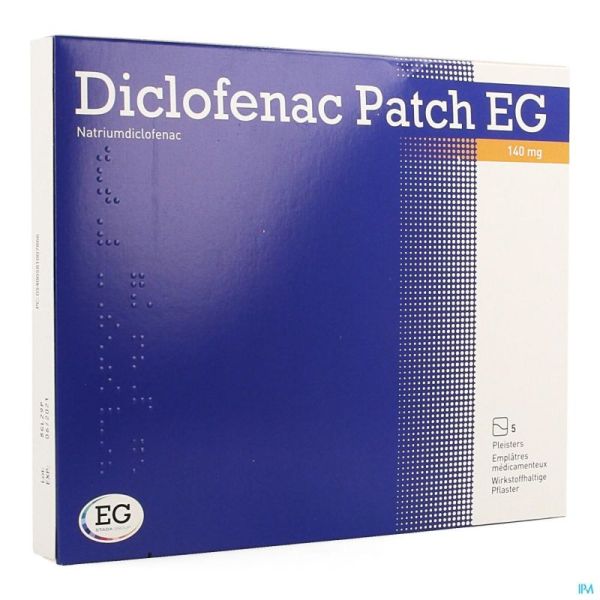 Diclofenac Patch Eg 140 Mg Emplatre  5