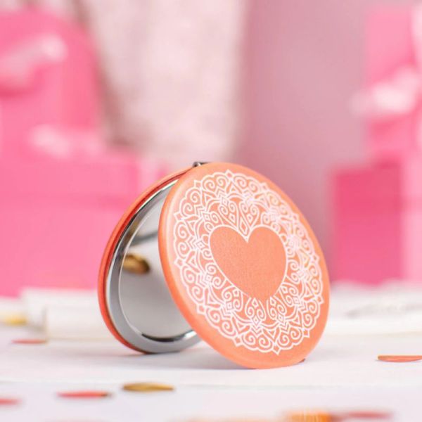 Musc intime Miroir de poche hot peach La Charmeuse