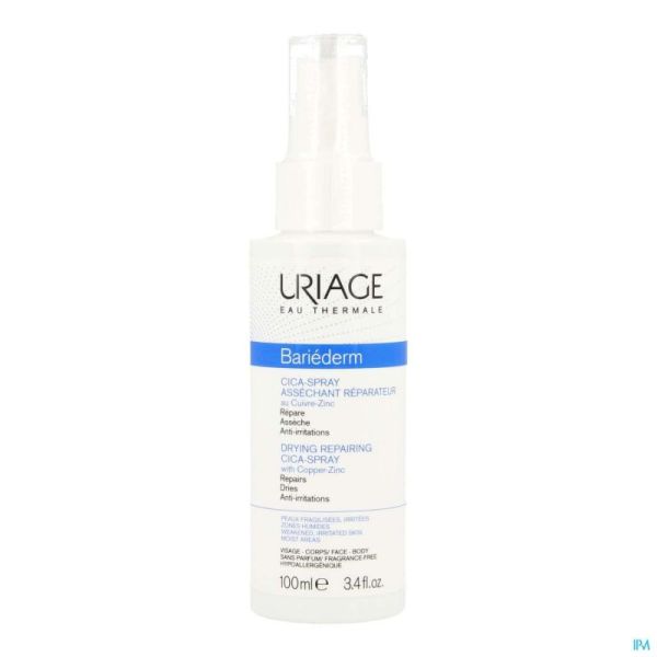 Uriage Bariederm Cica Spray Réparateur Assechanr 100ml