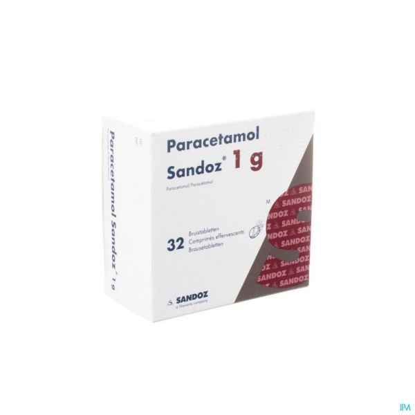 Paracetamol 1 G Sandoz Comp Eff 32