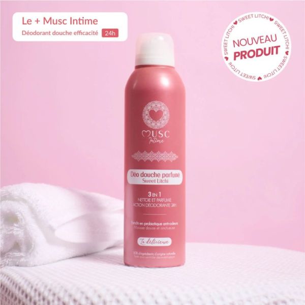 Musc intime deo douche 3en1 Sweet Litchi La Délicieuse 200ml