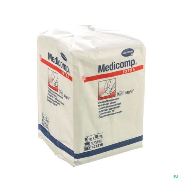 Medicomp cp n/st 6pl 10x 10cm 100 4218352