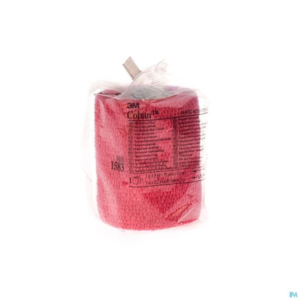 Coban 3m bandage el. red roul. 7,5cmx4,57m 1583/r
