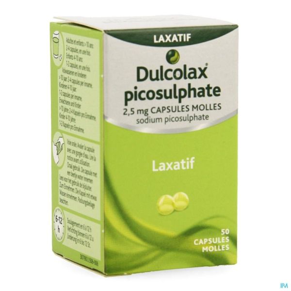 Dulcolax Picosulphate Caps 50 X2,5 Mg