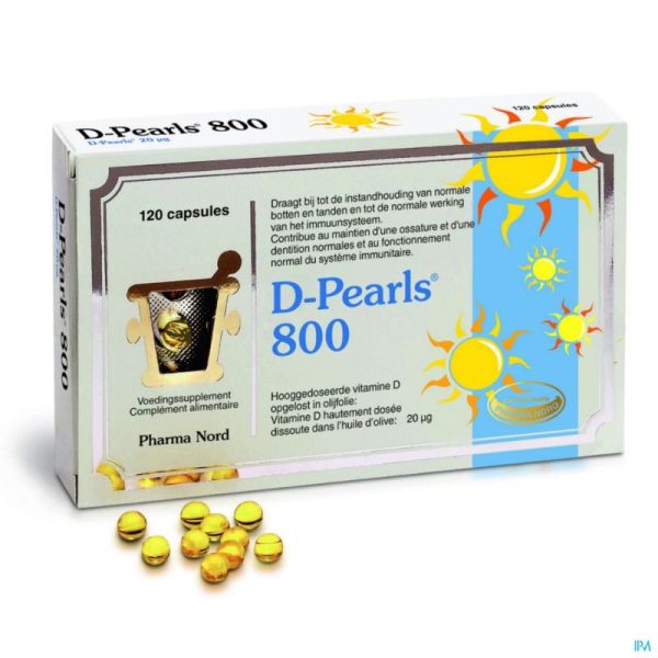 D Pearls 800 Caps 120