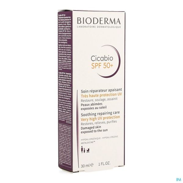 Bioderma Cicabio Crème Spf50+ 30ml
