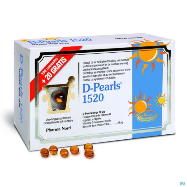 D Pearls 1520  Caps 100+20 Promo
