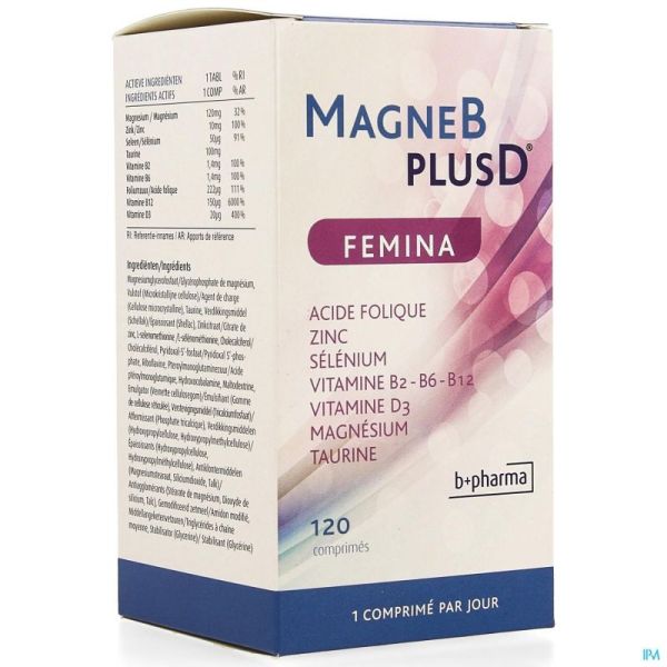 Magne b plus d femina tabl 120 nf