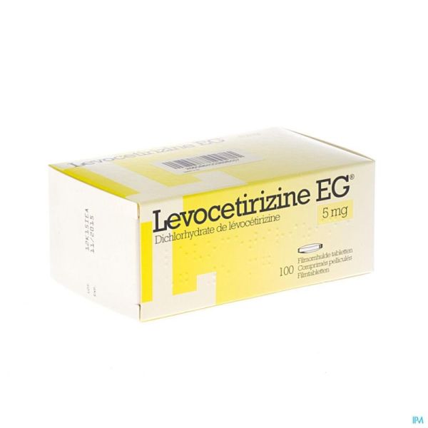 Levocetirizine Eg 5 Mg Comp Pell 100