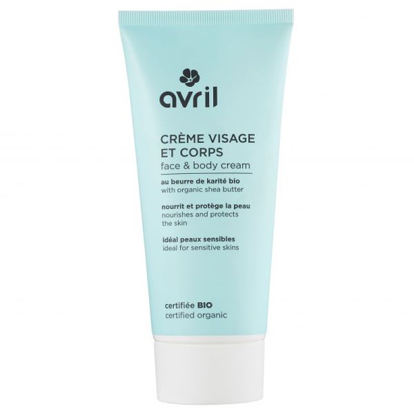 Avril Crème Visage Et Corps Bio 200ml