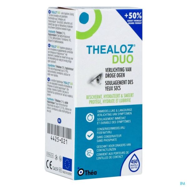 Thealoz duo gouttes oculaire 1x15ml