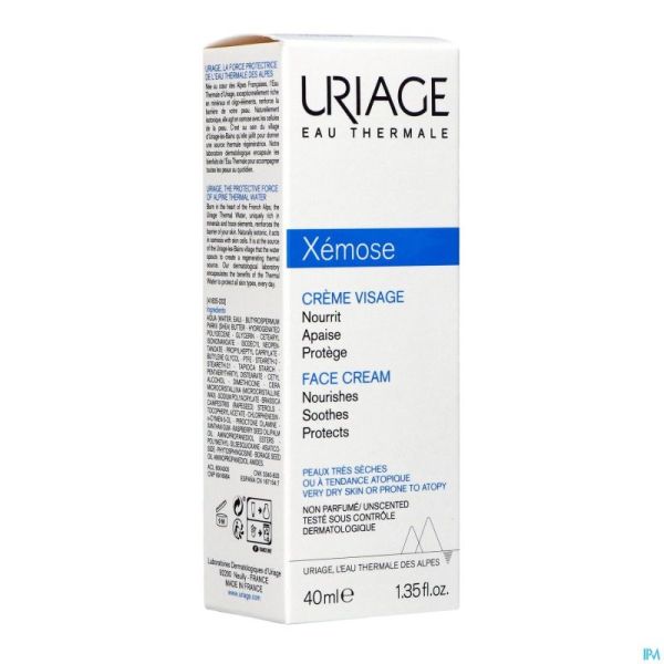 Uriage Xemose Crème Visage 40 Ml
