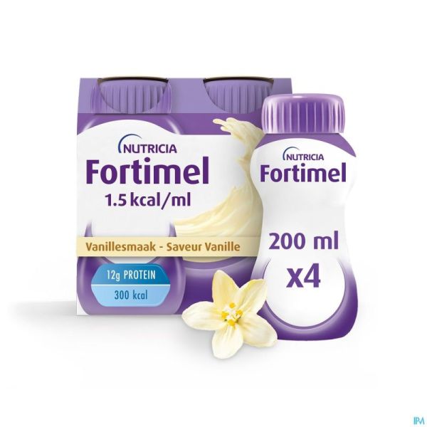 Fortimel energy vanille 200 ml 4 pc nf