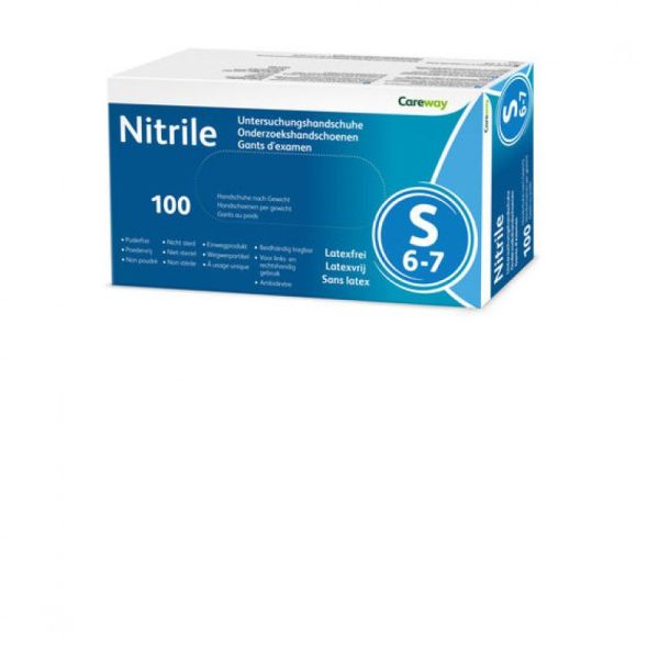 Careway gants nitrile s n/ster n/pdr 100