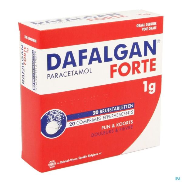 Dafalgan Forte 1 G Comp Efferv. 20