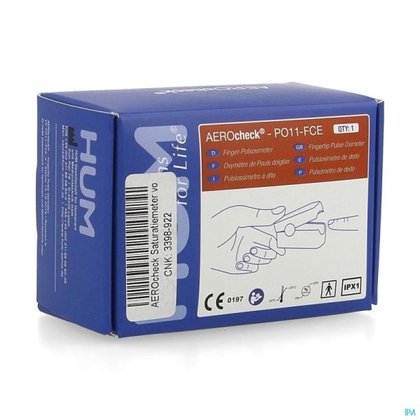 Aerocheck pulsoximetre adult hp011-fce henrotech