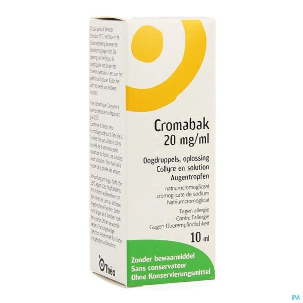 Cromabak collyre 2% 10ml