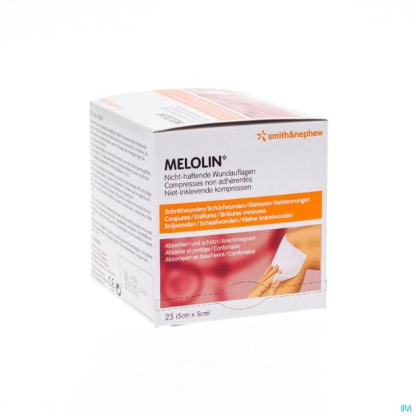 Melolin Cp Ster                5 X 5 Cm  25 66030260