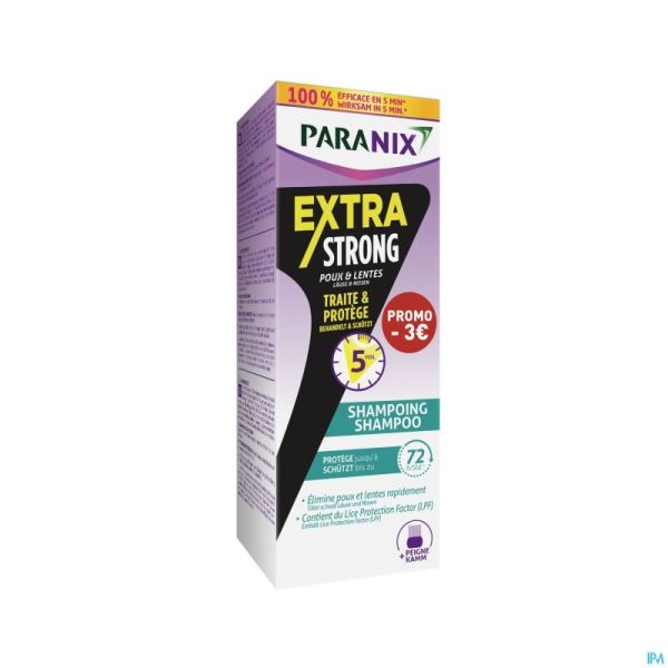 Paranix extra strong sh 200ml promo -3€