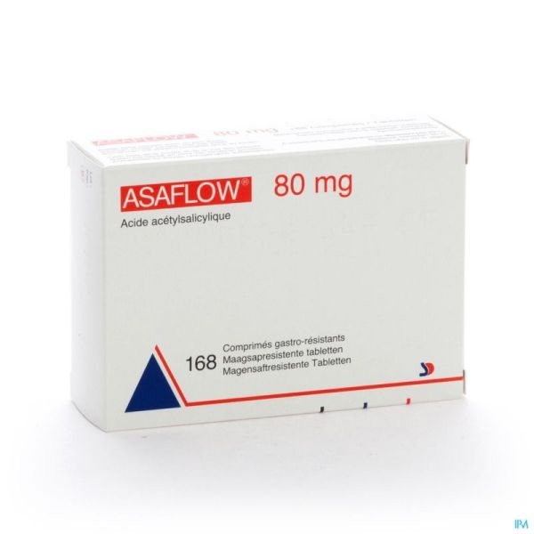 Asaflow  80 Mg Comp Gastro Resist Bli 168 X 80 Mg