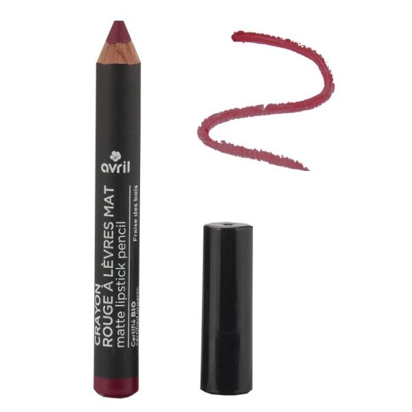 Avril Crayon Rouge à Lèvres Mat Fraise des Bois Bio