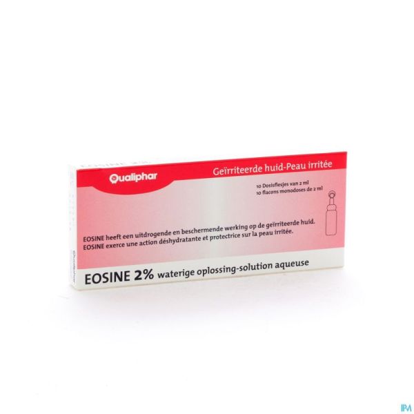 Eosine 2% Qualiphar Monodosissen Amp 10 X2 Ml