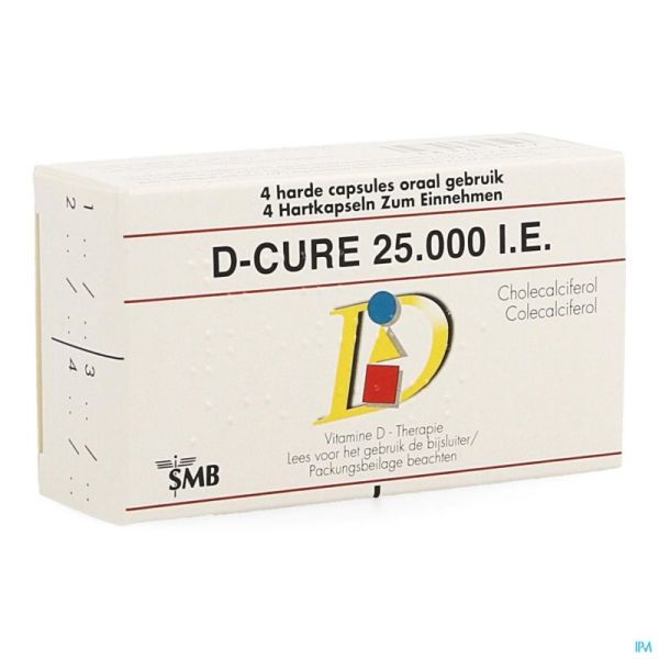 D cure 25000 UI 4 gélules