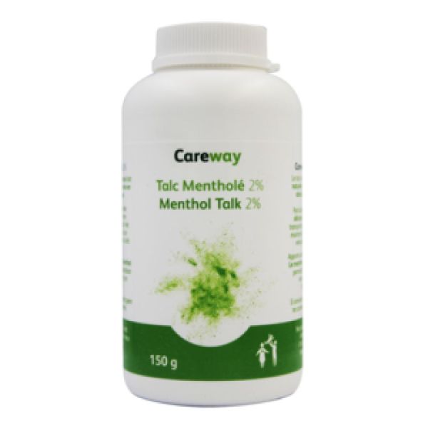 Careway talc menthole 2% 150g