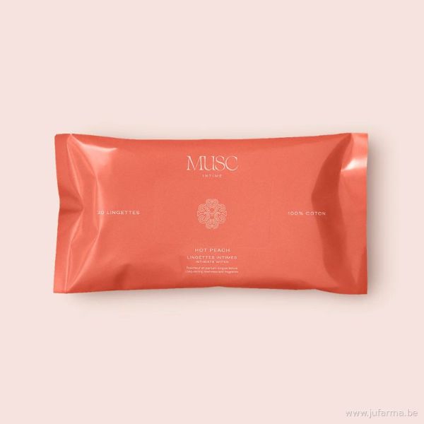 Musc intime Lingettes la Charmeuse 30pièces Hot Peach