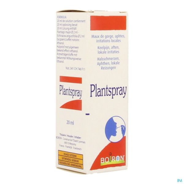 Plantspray        Spray 20 Ml Boiron